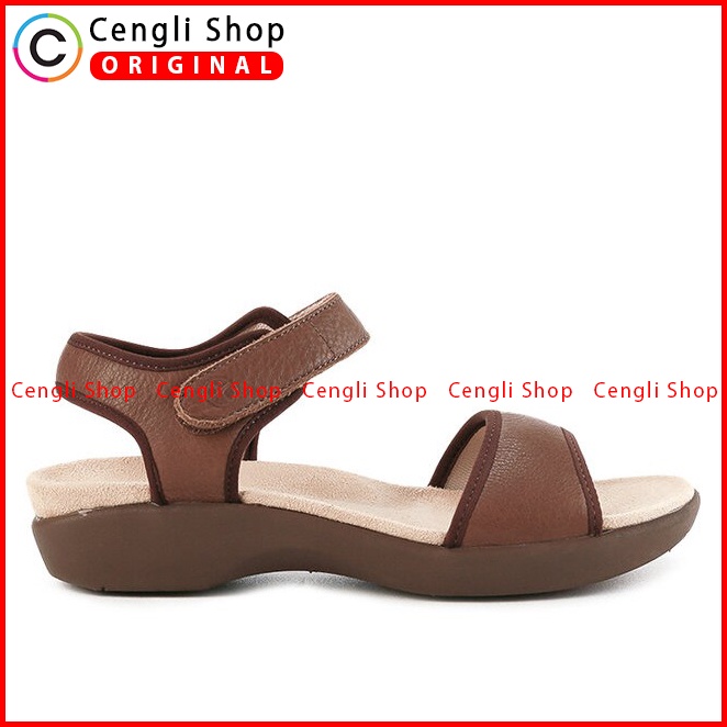 SANDAL KULIT HUSH PUPPIES WANITA ORIGINAL SLINGBACK CASUAL COKLAT HW45