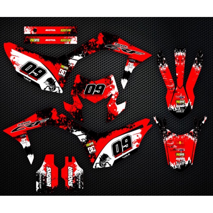 DECAL STIKER CRF 150L AKSESORIS MOTOR