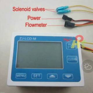 Digital flow meter control display LCD water oil sensor | Shopee Indonesia