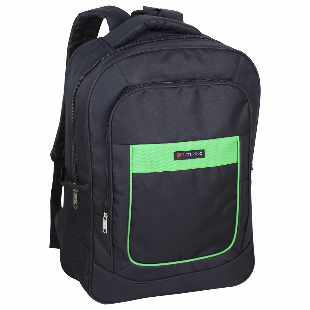 BELI 1 GRATIS 1 Backpack Gendong Polo Tas Sekolah Cowok SMP SMA Free Slingbag Polo Selempang Pria