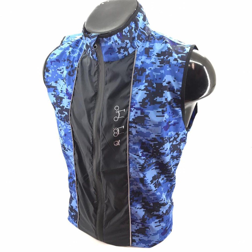 Rompi Sepeda Lipat Vest Gowes Pria Wanita Windbreaker Jacket Gilet