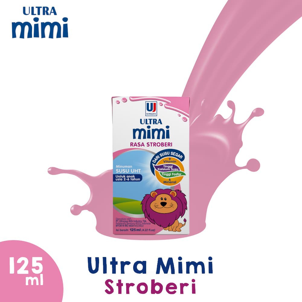 

PROMO 1/2 CARTON ULTRA MIMI STROBERI 125 ML TERMURAH