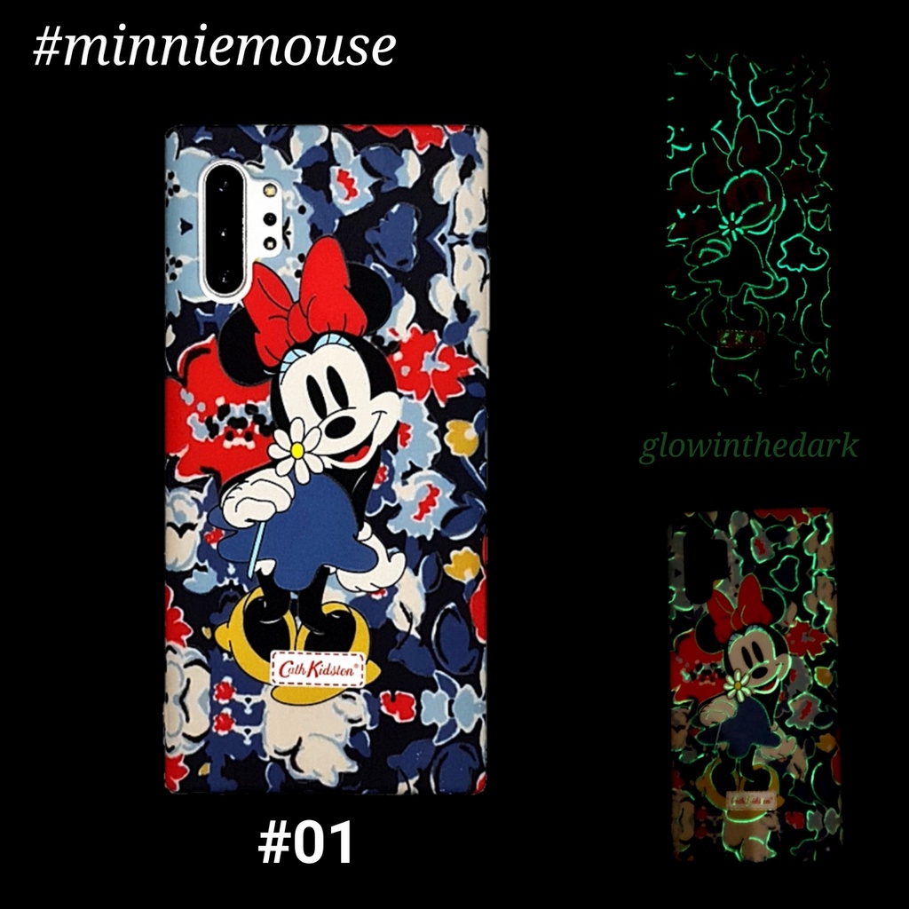 XIAOMI MI 4I MI 4C MI A2 MI 6X REDMI NOTE 2 3 4 4X 5A 5A PRIME REDMI NOTE 5 5 PRO NOTE 6 PRO NOTE 7 - D.SNEY CK FLOWER Soft Case Glow In The Dark