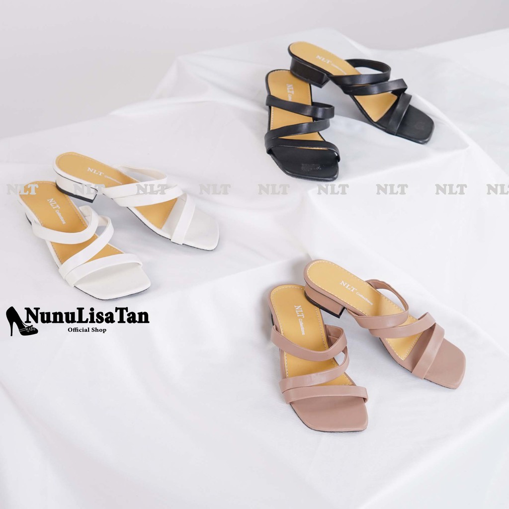 NunuLisaTan SILKY - Terbaru Termurah High Heels Korea TALI SILKY