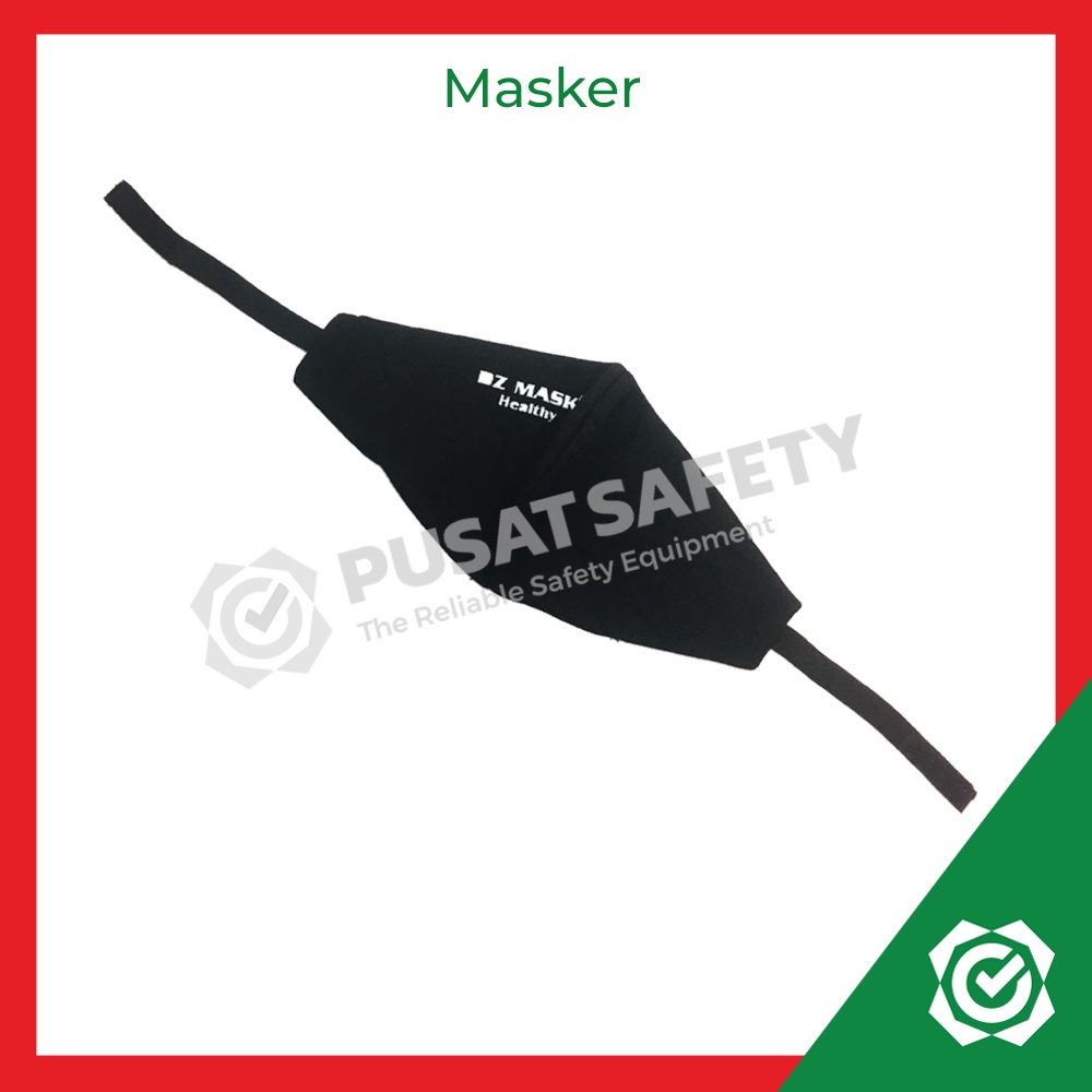 Masker Kain Hitam DZ Mask