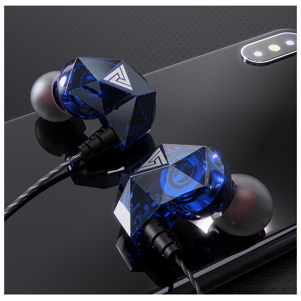 Qkz Ak2 Earphone In Ear Dengan Mic Untuk Olahraga