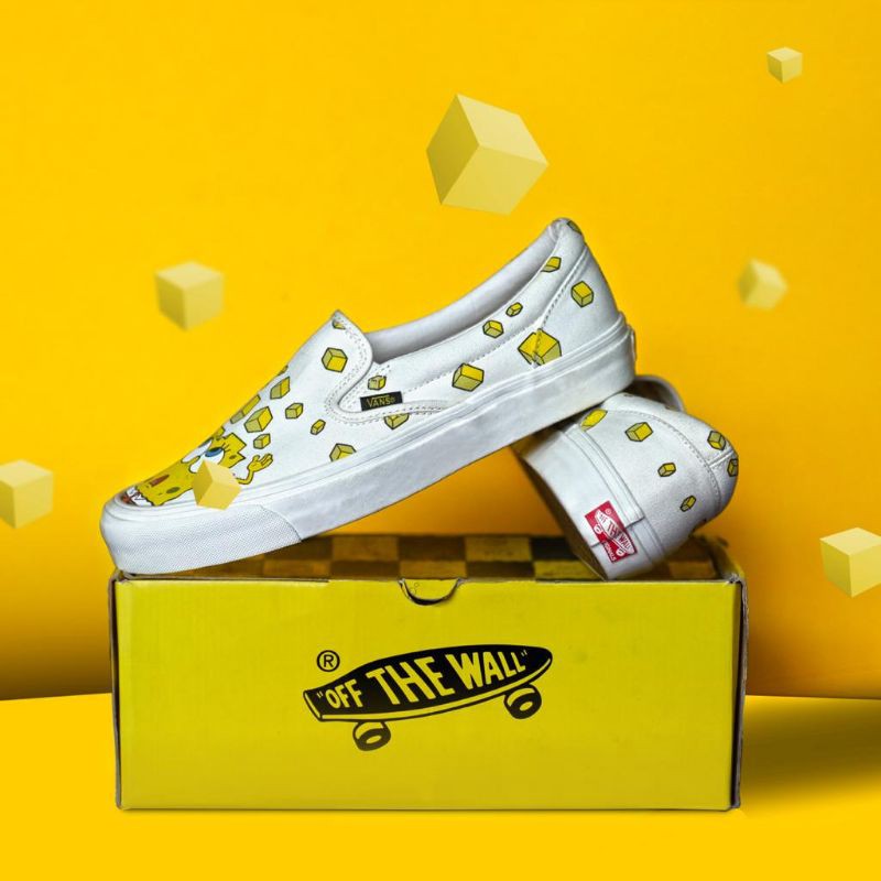 Sepatu Original Vans Vault OG Slip On Spongebob