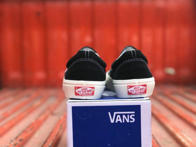 SEPATU43 VANS AUTHENTIC FULL BLACK HITAM COKLAT OLDSKOOL ERA SK8