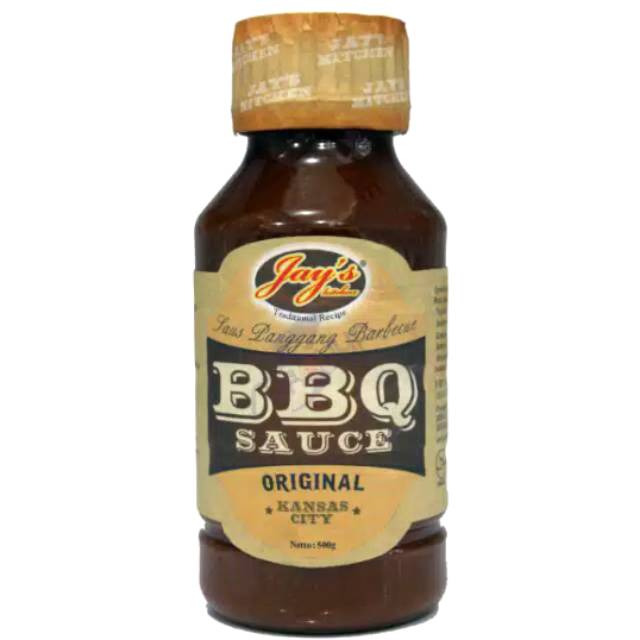 Jay's BBQ Sauce / Jays Saus Panggang Barbecue / Original Kansas City / 500gr