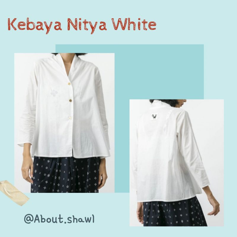 Kebaya Nitya White Sejauh Mata Memandang