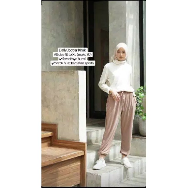 COD CELANA WANITA By CELLIA JOGER  DAILY PANTS FIT TO XL 85kg