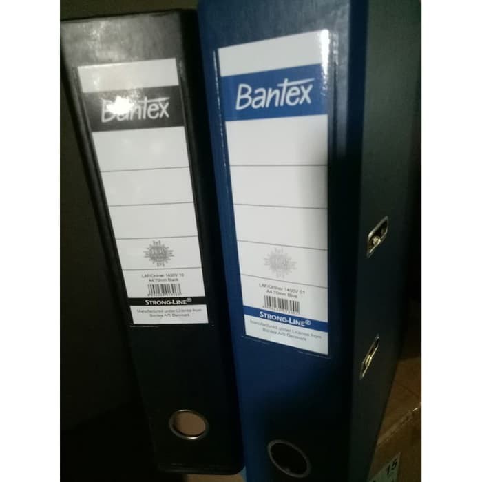 

Binder Polos - Binder Plastik - Binder Loose Leaf Odner Bantex A4 1450 (Hitam/Biru) - Hitam Produk