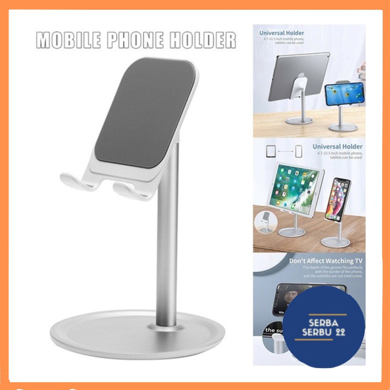 Phone Holder Aluminum Alloy Universal Holder TAB Phone TABLET standing [ss]