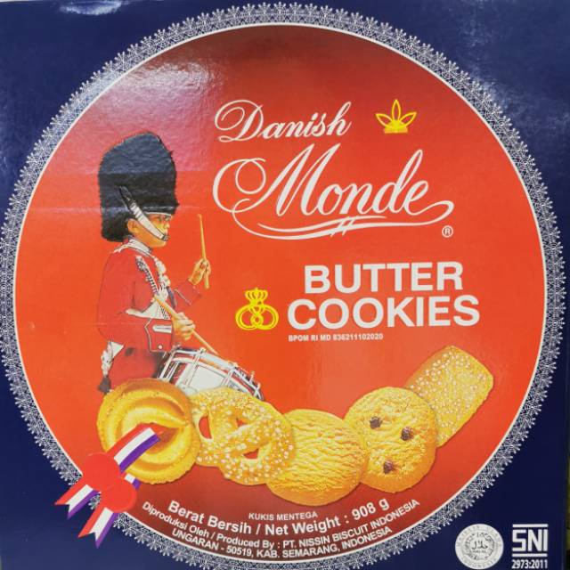 

MONDE BUTTER COOKIES KALENG 908G