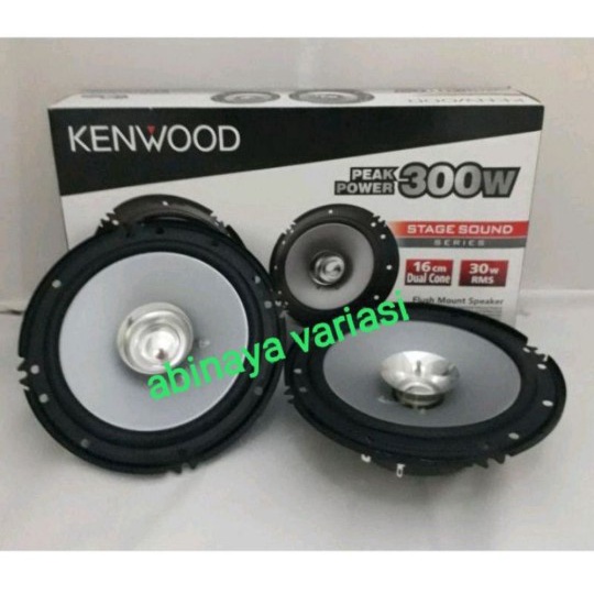 Speker Pintu Mobil NEW CALYA Speaker KENWOOD KFC-1656 Full Bass
