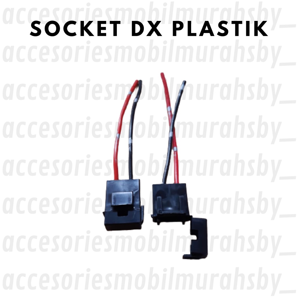 Soket Socket Rumah Sekring Plastik Tancap Sekring Sekering Fuse Tancap 2 Kabel Flosser DX Besar Mini