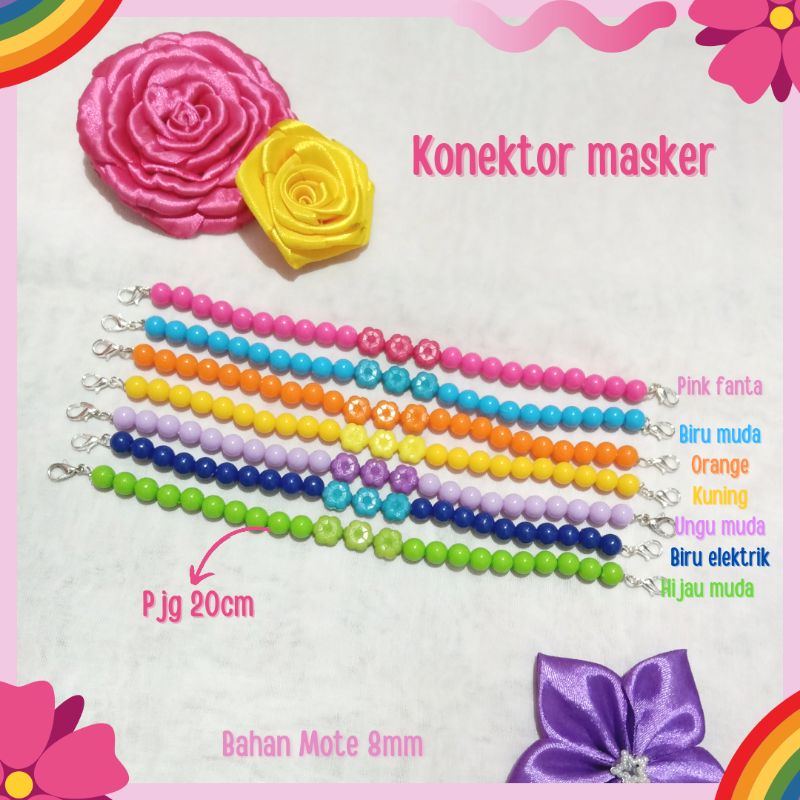 Konektor masker Mutiara konektor masker