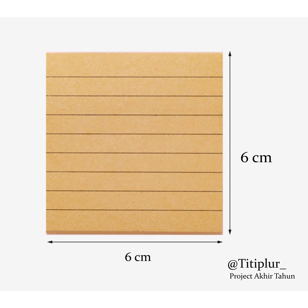 

Sticky Notes Brownie Lines