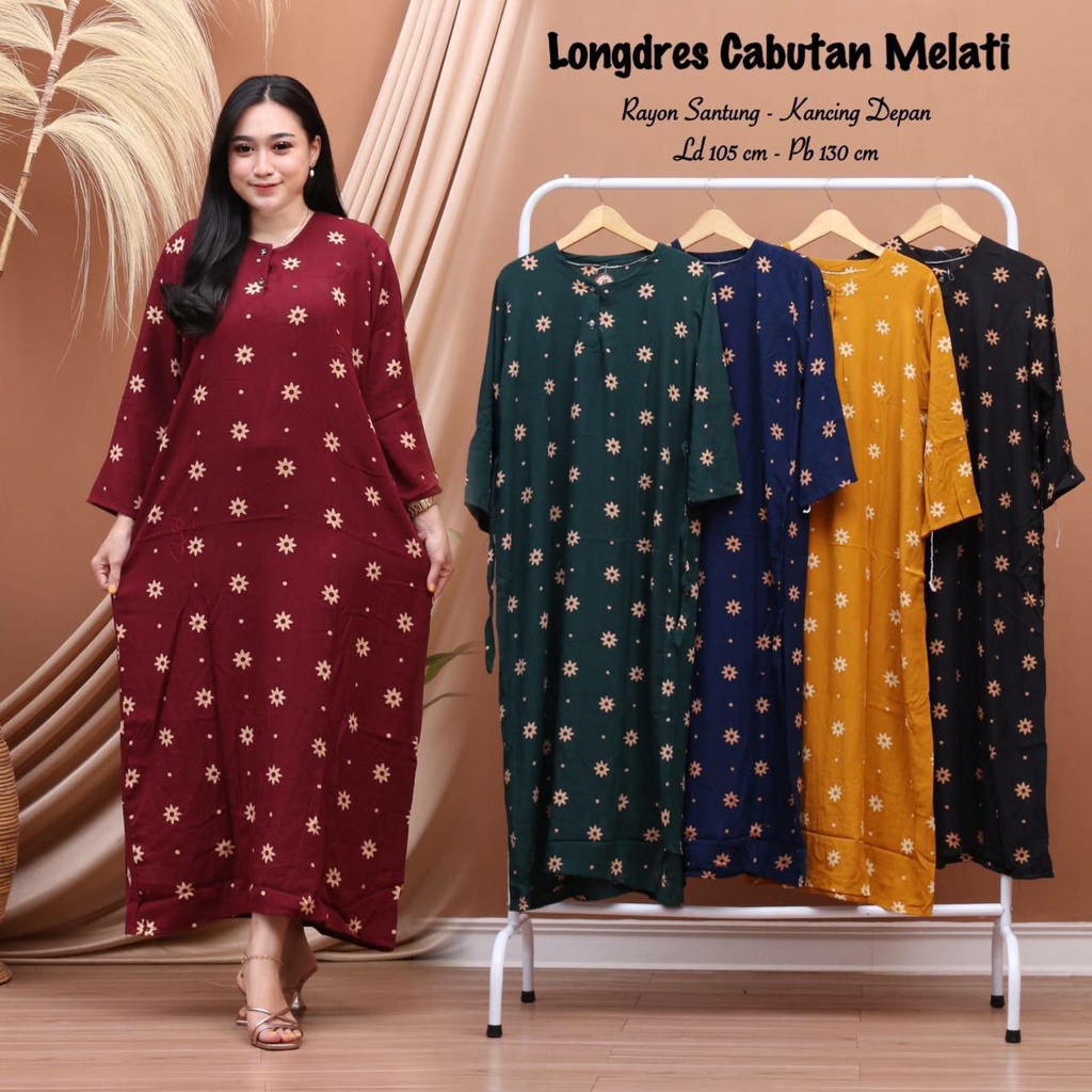 Daster Rayon Kekinian Panjang Sematakaki Busui Bumil Adem Murah