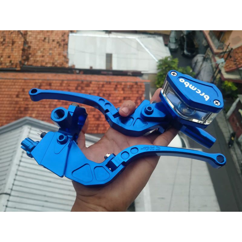 Master rem Brembo Set Kiri Kanan Biru Master Rem Tabung Kaca Tabung Aquarium