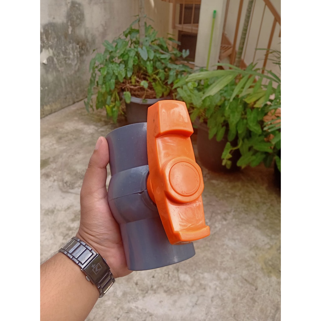 compact ball valve 4" pvc ball valve stop kran pvc 4" inch