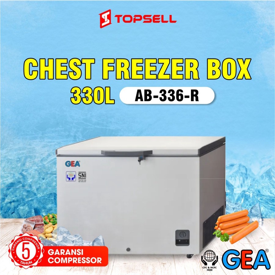 Freezer Box GEA AB-336 Chest Freezer 330 Liter GRATIS ONGKIR