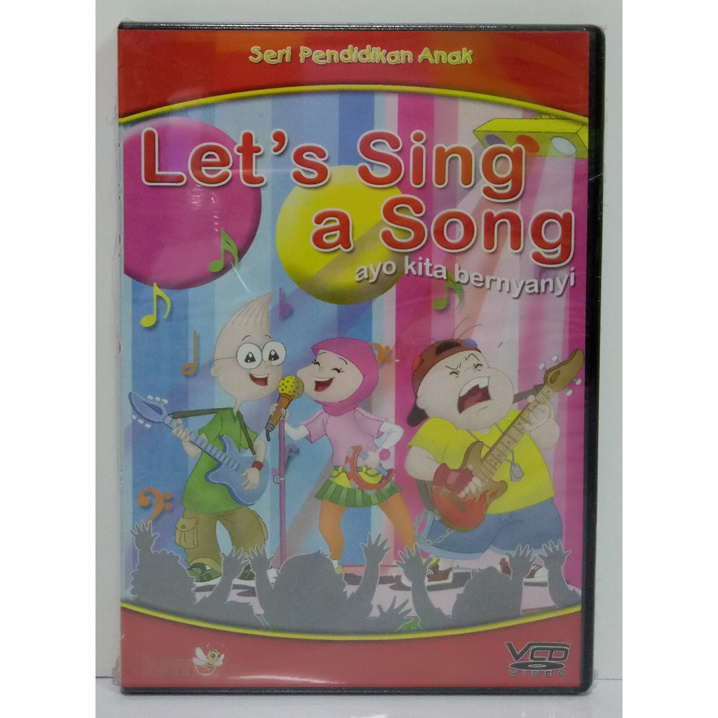 VCD Edukasi Anak Original Let's Sing A Song
