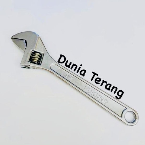 Kunci Bago FUKUNG 15” - Kunci Inggris 15in - Adjustable Wrech - Konci Ingris Drop Forged