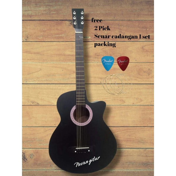 COD Gitar akustik pemula termurah ( PACKING KAYU)