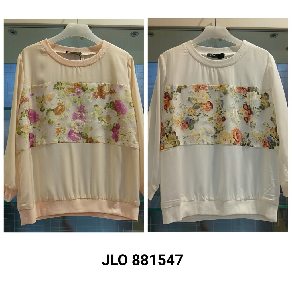 J.Lo 881547 -54 Blus Import / Blus Lengan Panjang / Atasan Wanita