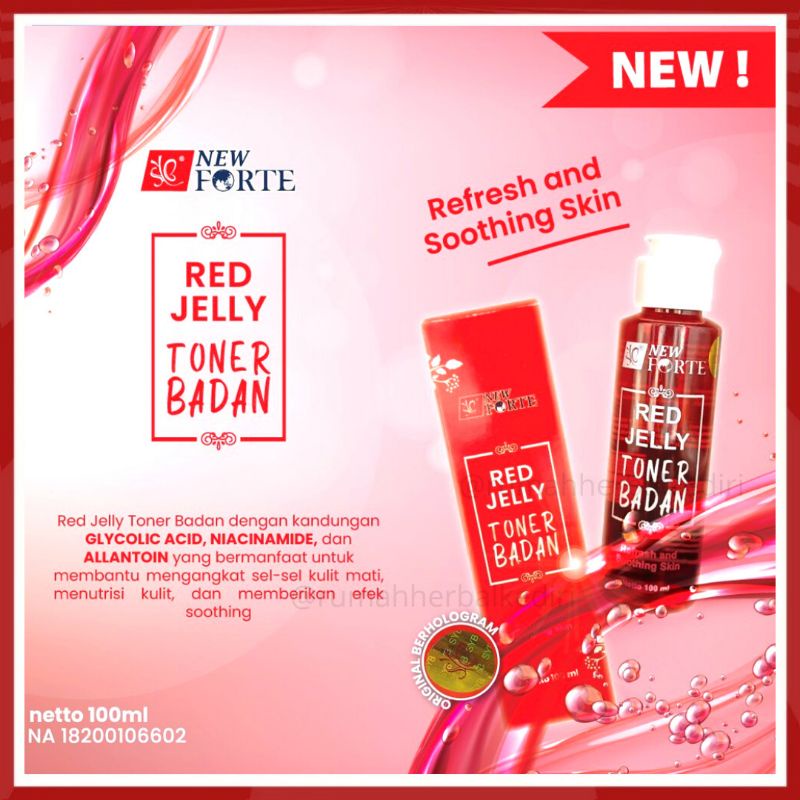 SYB Forte Red Jelly Toner Badan