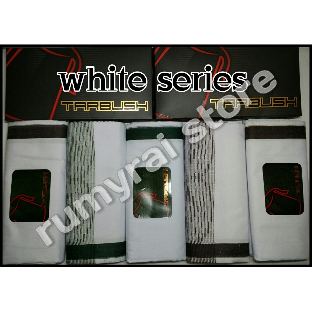 TARBUSH WHITE | SARUNG PUTIH POLOS