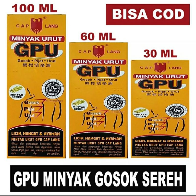 GPU Minyak Urut | Cap Lang