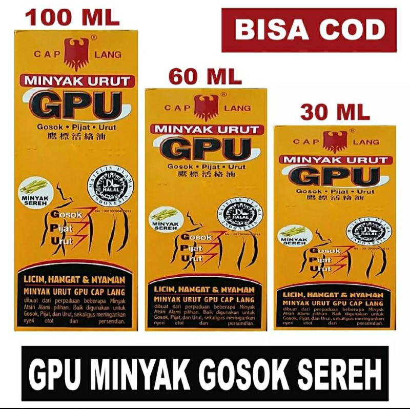 GPU Minyak Urut | Cap Lang