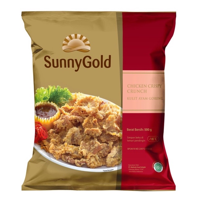 

Sunny Gold Chicken Crispy Crunch kulit ayam 500 gr