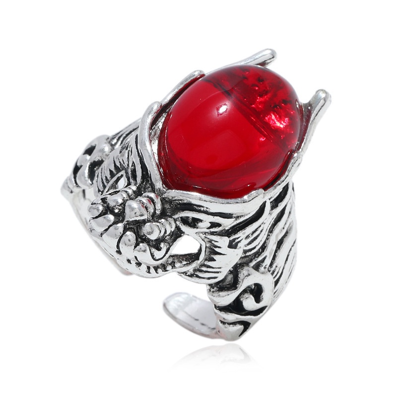 Cincin ruby Gaya retro