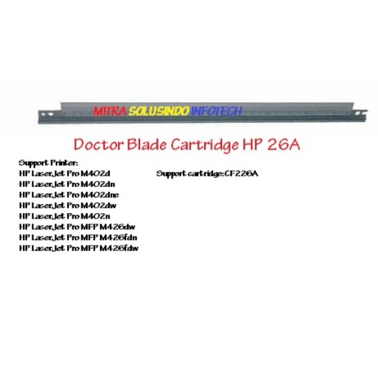 Doctor Blade DB HP 226A 26A Printer HP LaserJet Pro M402 M402d M402dn M402dne M402dw