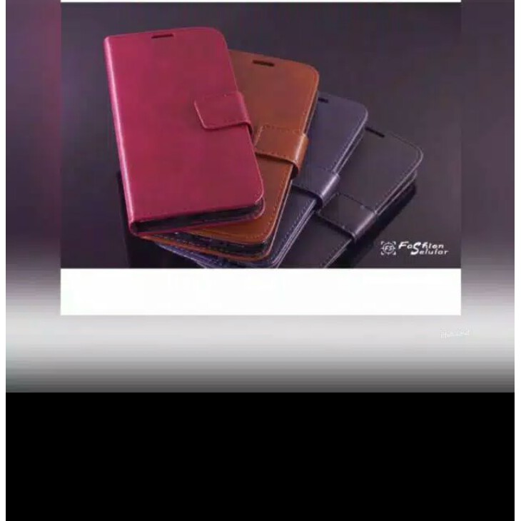 Leather Flip Cover Redmi Note 8 Dompet Flip Sarung Case