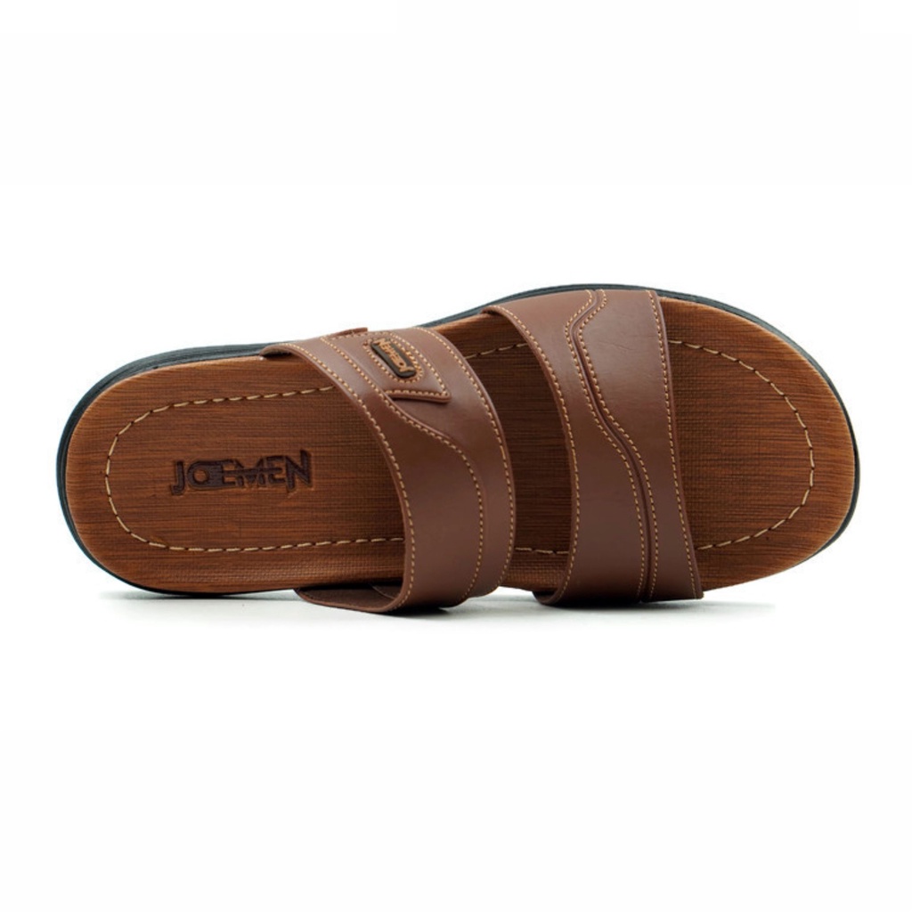 Joemen Sandal Pria Kulit Joemen S 06 Original Pria Sandal Slop Import-4