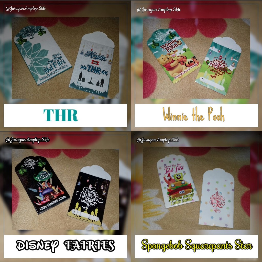 

Aneka Snack Amplop Lebaran Idul Fitri/Angpau Lebaran/Amplop Murah