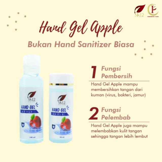 Hand Gel Apple / Sanitizer SR12 60ml