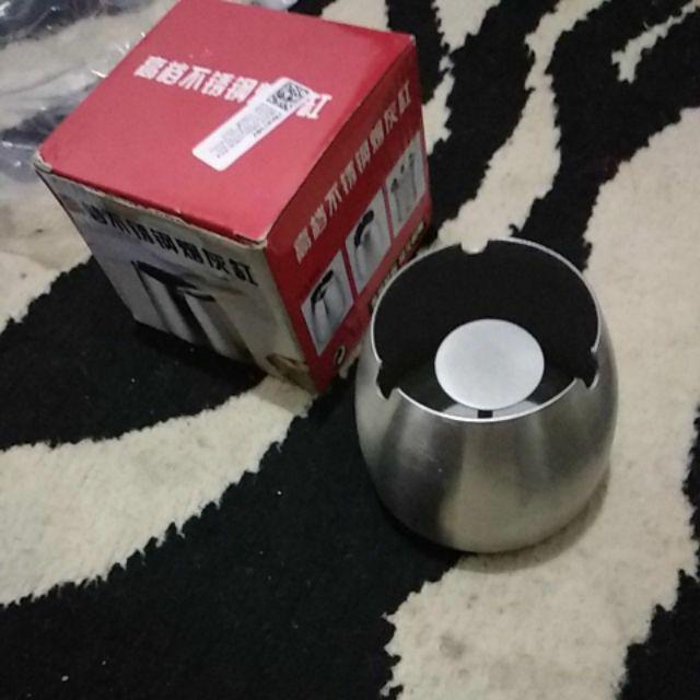 Asbak Rokok Anti Angin Cone Stainless Steel - Zj38100