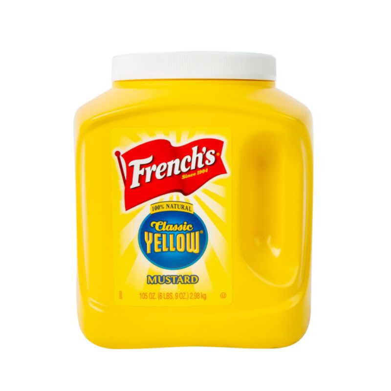 

French French's Classic Yellow Mustard 105 oz 105oz / 2,98 Kg 2,98kg