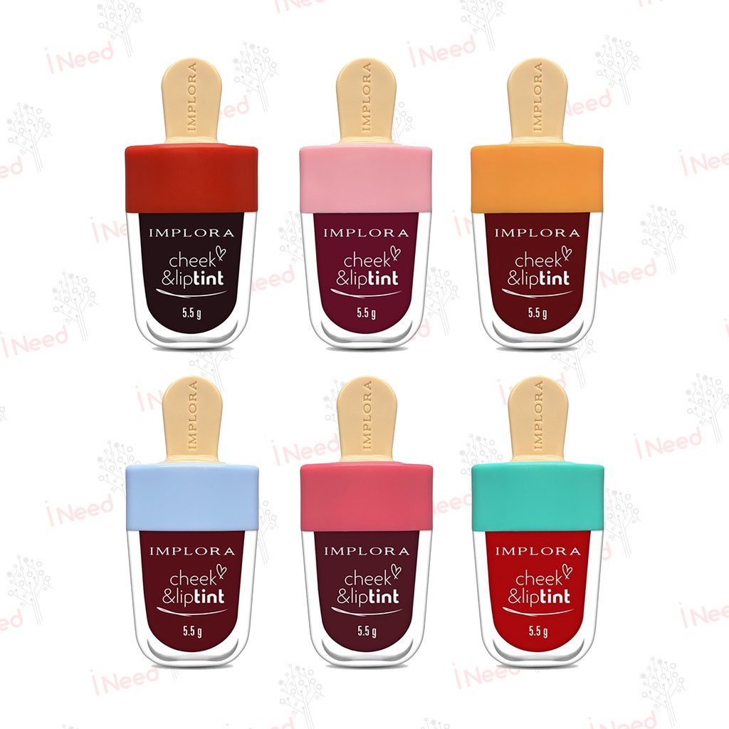 (INEED) (TERBARU) Implora Cheek &amp; Liptint - Implora Liptint - Lip Tint Implora