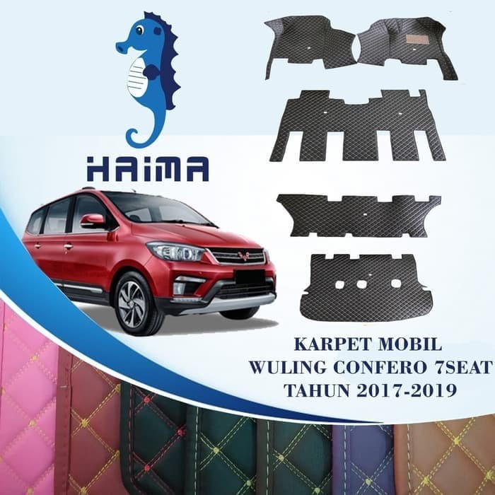 Haima Karpet Mobil Wuling Confero 7 Seat 2017-2019 Full Bagasi