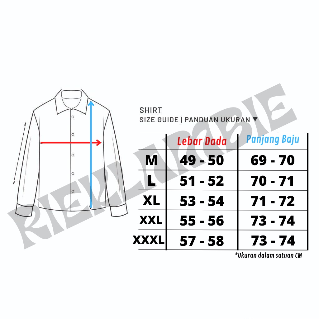 Kemeja Pria Polos Basic Kasual Lengan Panjang Kemeja Kantor Formal