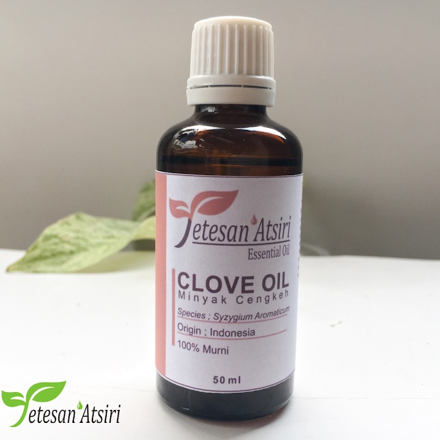50ml minyak atsiri cengkeh murni asli penyulingan 100%clove pure essential oil diffuser aromatherapy