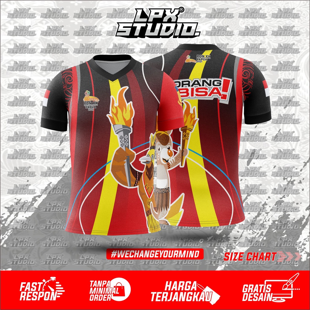 Jersey Baju Pon Papua 2021