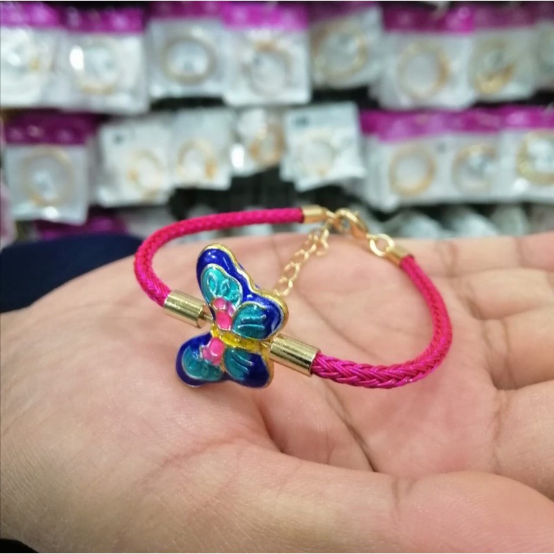 gelang tangan wanita //gelang kawat variasi kupu kupu //gelang kawat //perhiasan