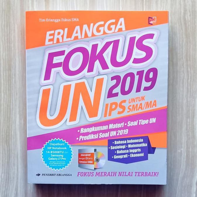 Buku Erlangga Fokus Un Sma Ma 2019 Ips Plus Cd Simulasi Unbk